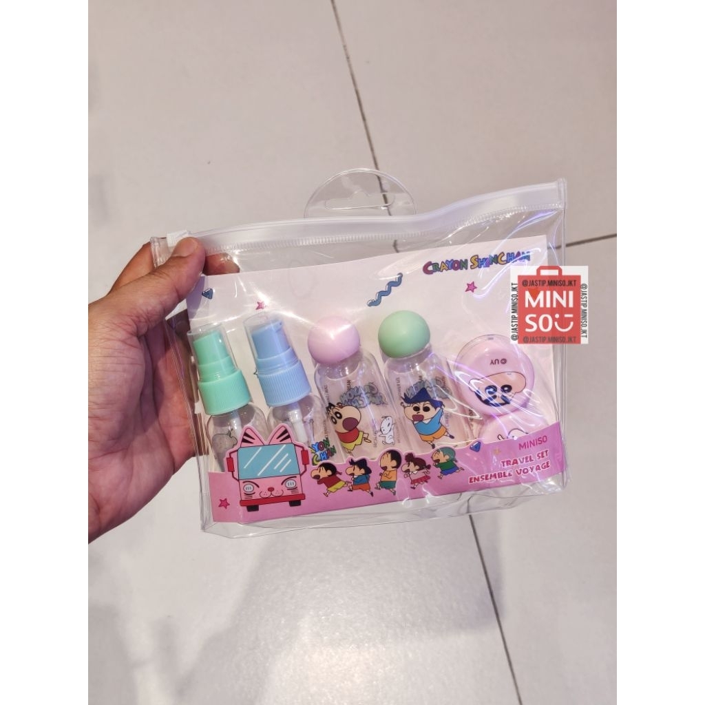

MINISO Travel Kit CRAYON SHINCHAN Collection (6pcs)