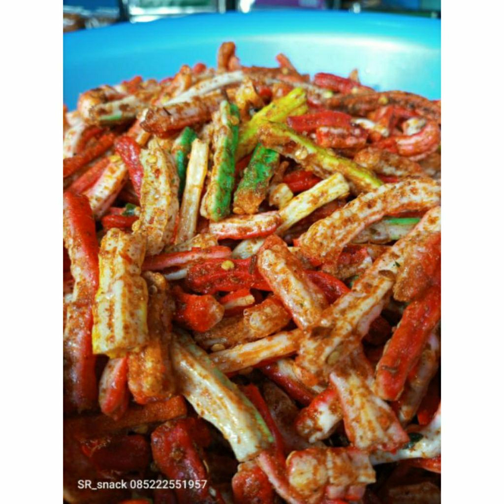 

krupuk campur pnjng pdes gurih rasa bikin dower isi 150 g