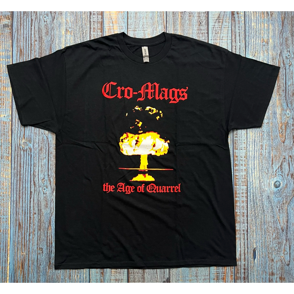 [ORI] Kaos T-Shirt Band Cro Mags - The Age of Quarrel Official Merchandise Kaos Pria