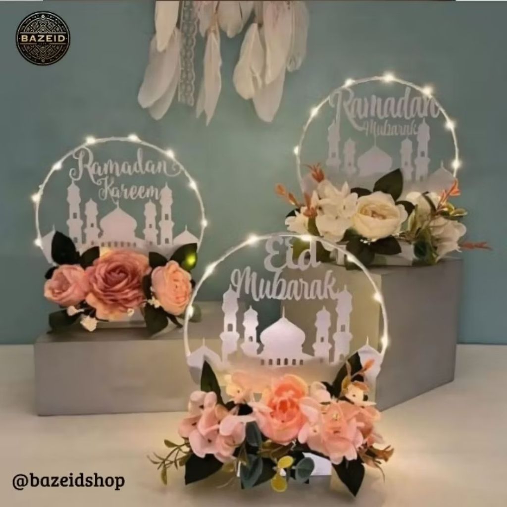 Lampu Dekorasi Ramadhan | Pajangan Lampu Dekorasi Original Saudi/Hiasan Meja/Hiasan Ramadhan/Ramadha
