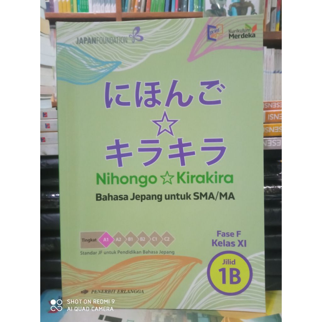 Buku nihongo kirakira bahasa Jepang 1b untuk SMA kelas 11 original