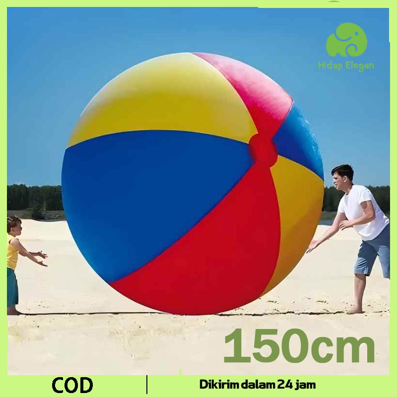 Bola Pantai Anak Tiup Jumbo Raksasa Mainan Anak Bola Pantai Renang Tiup Jumbo Pvc Inflatable Giant B