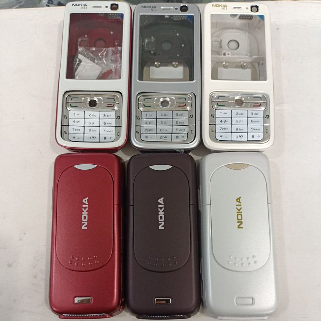 Casing Nokia N73 FS (MINUS TOMBOL ATAS RUSAK)