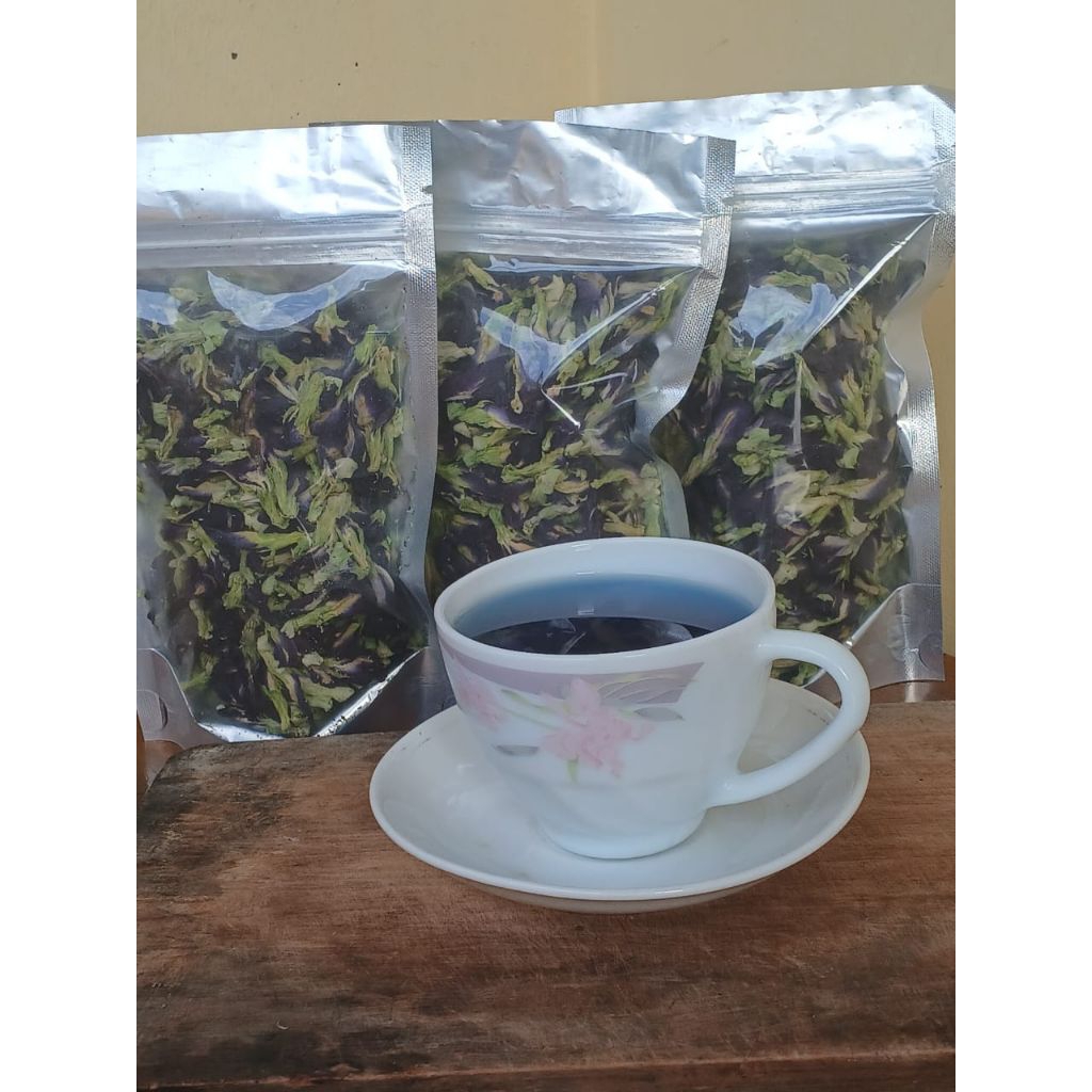 

Minuman herbal Teh bunga telang