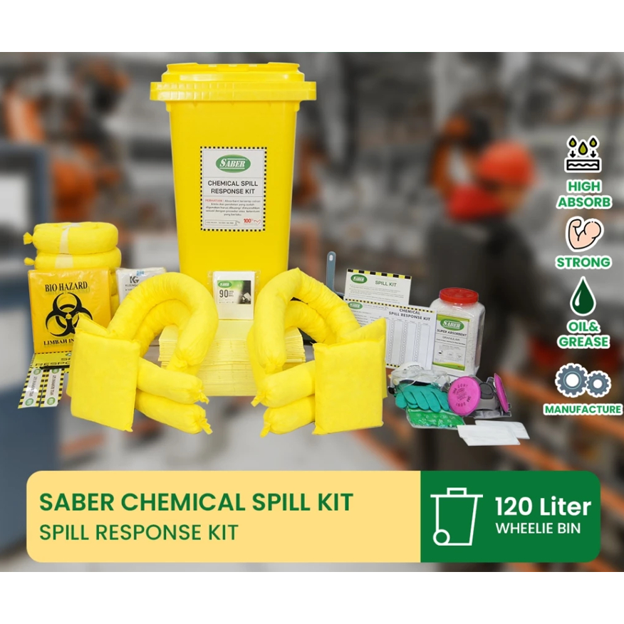Chemical Spill Kit 120 Liter Saber