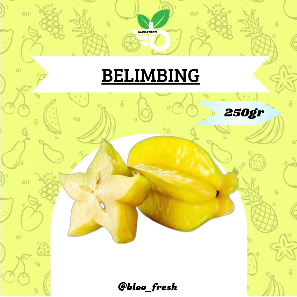 

Buah Belimbing Fresh (Harga Per Buah) - Bloo Fresh (1Buah /150-250gr) - Belimbing