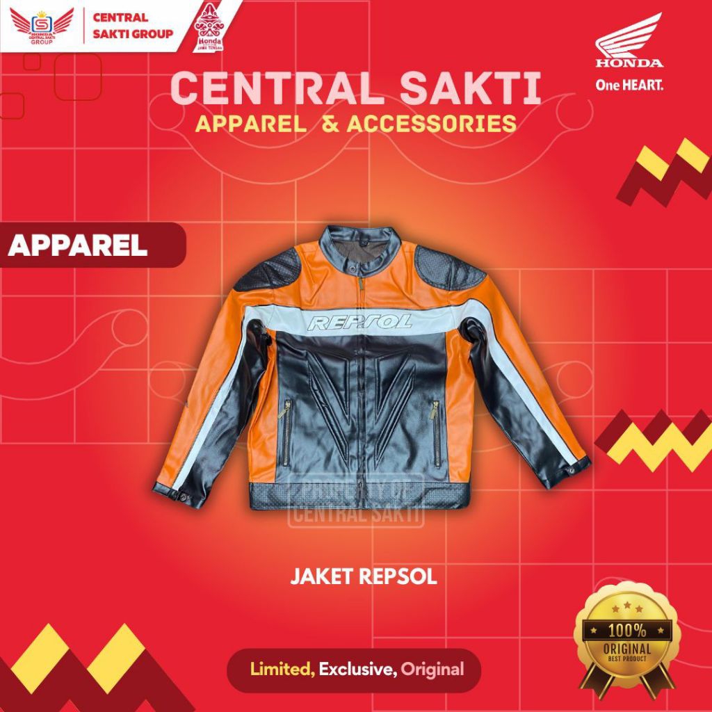 Jaket Honda Blade orange
