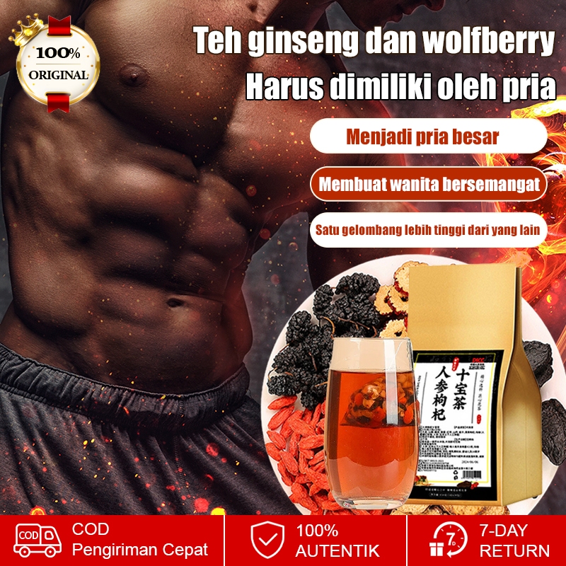 

❤️Beli 1 Gratis 2❤️【Kemasan Individual】Teh Sepuluh Harta Ginseng dan Goji (10 Jenis Herbal) Teh Pelindung Hati dan Detoksifikasi Teh Pemeliharaan dan Detoksifikasi Herbal Tiongkok Teh Kesehatan Kombinasi Ekstrak Herbal