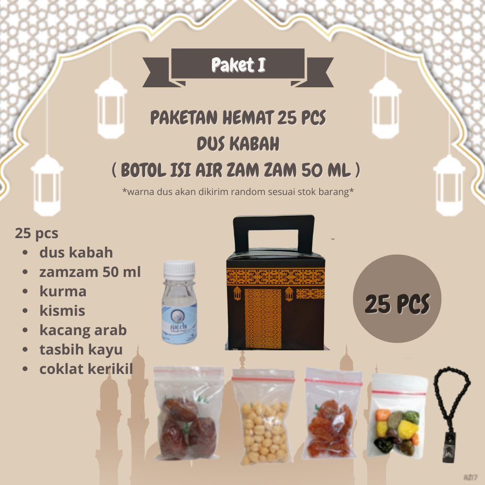

paketan I tasbih kerikil kabah untuk oleh oleh haji dan umroh 25 pcs ( botol isi air zam zam 50 ml )