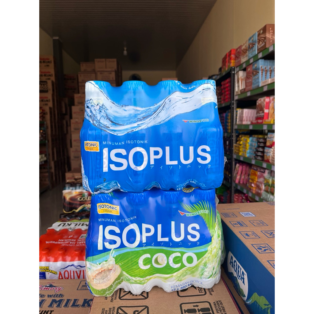 

isoplus botol 350ml isi 12