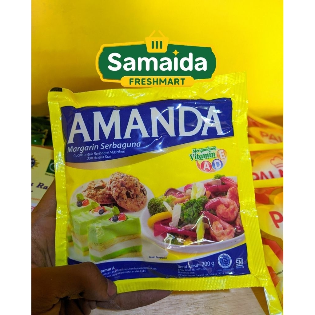 

Amanda Margarin 250g – Harumnya khas, cocok untuk goreng & baking!