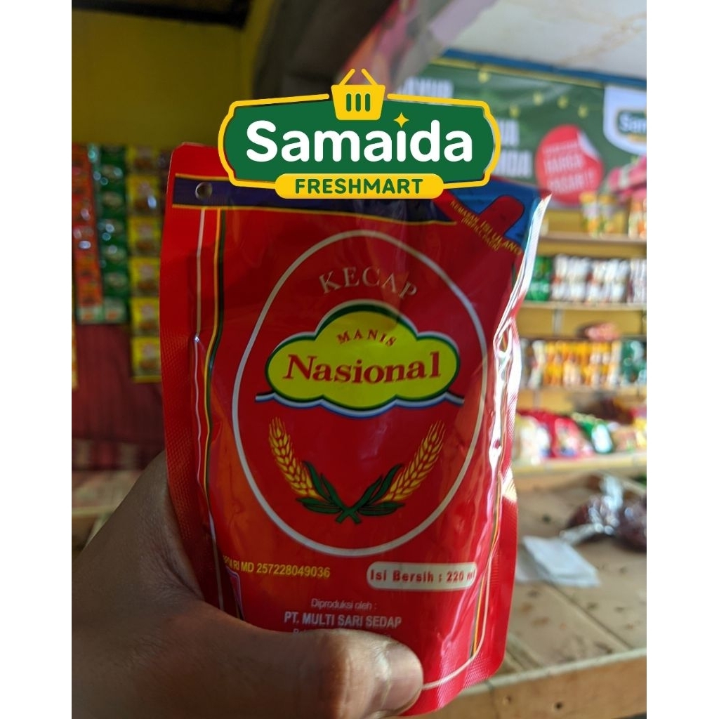 

Kecap Manis Nasional 225ml – Kental, Manis, Cocok untuk Masakan Harian