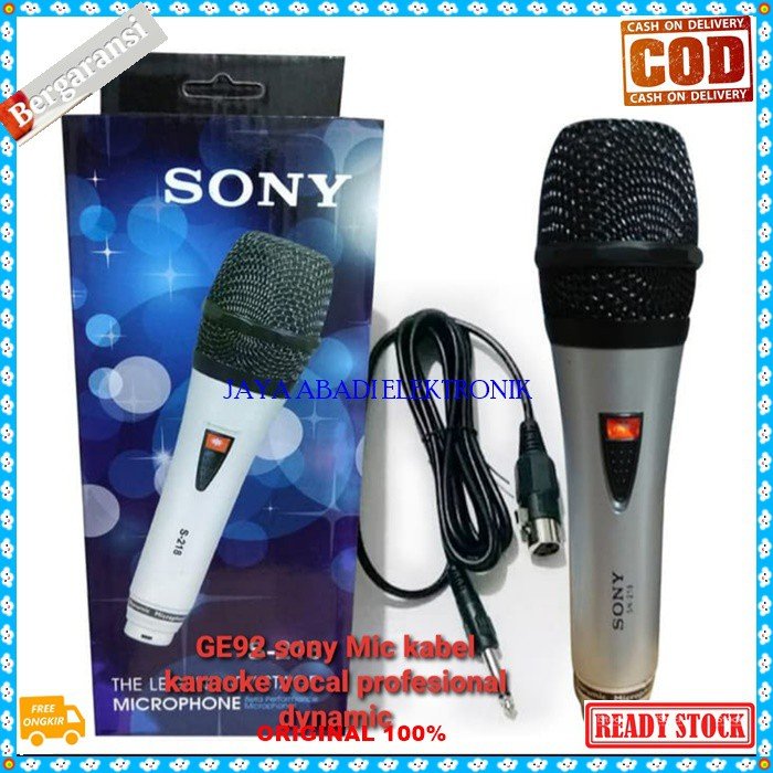 G92 Mic Kabel Microphone dynamic legendary aux STUDIO cable mik karaoke vocal pengeras SONY OEM ODM