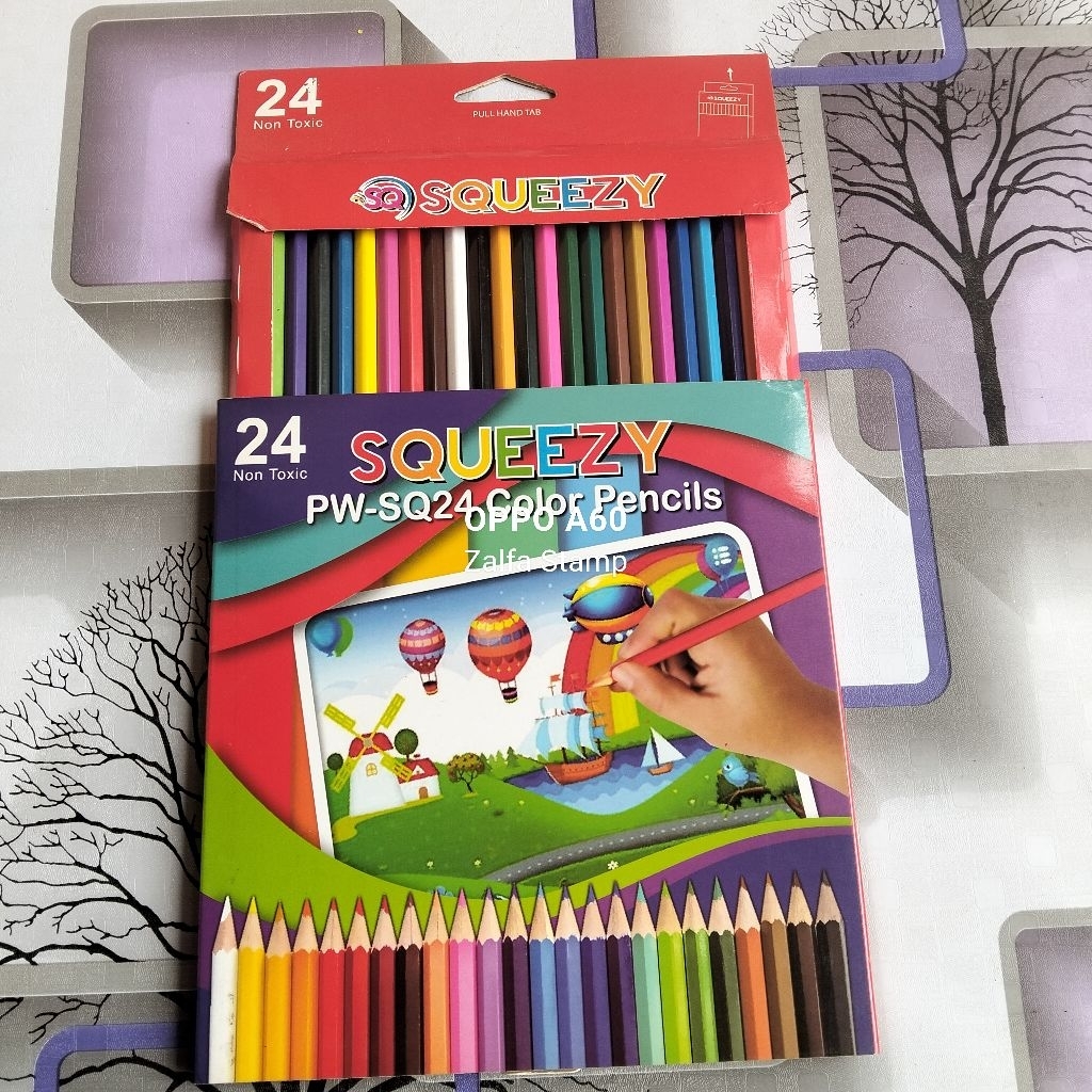 

Pensil Warna SQUEEZY 24 PW-SQ24, Isi 24