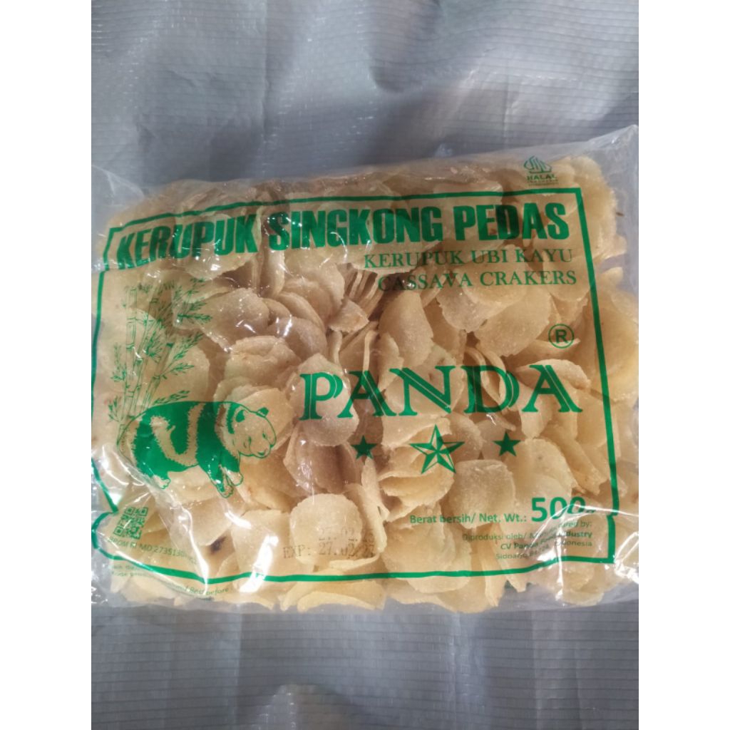 

kerupuk singkong pedas