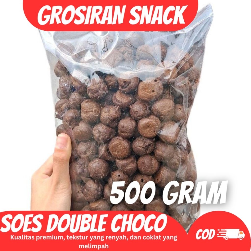 

500 GRAM Soes Double Choco (sarikaya)