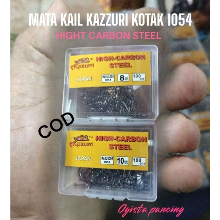 MATA KAIL PANCING KAZZURI 1054 KOTAK BOX ISI 100 PCS KUAT DAN TAJAM
