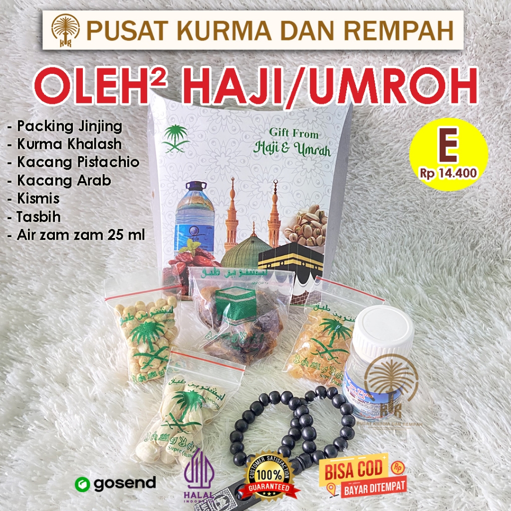 

Oleh Oleh Haji dan Umroh Premium Paket E