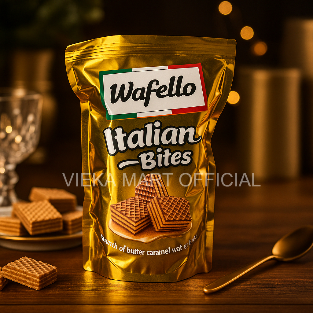 

Wafer Wafello Italian Bites Butter Caramel Pouch 228g