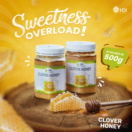 

MADU MURNI BUNGA CLOVER PREMIUM 250 & 500 GR FREE SENDOK