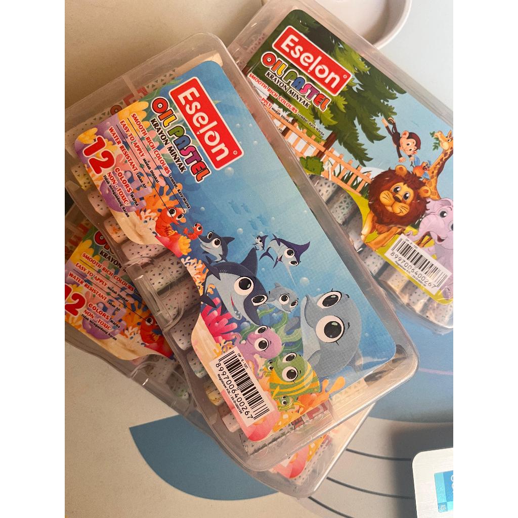 

Eselon Crayon Isi 12 | Krayon isi 12 Warna | Oil Pastel