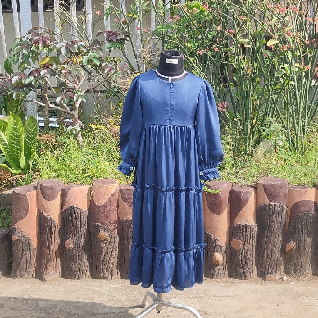 Athaya dress, gamis Athaya ,gamis rampel premium, gamis anak