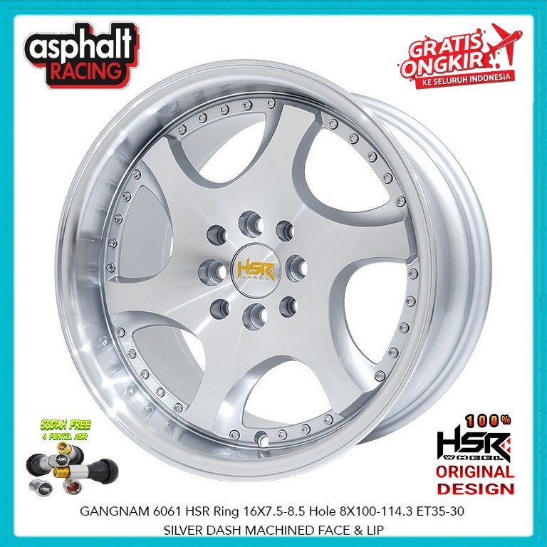 Velg Mobil Celong Ring 16 Untuk Jazz Yaris City Mobilio Mazda2 Avanza Hsr Gangnam R16 Lebar 7,5/8,5