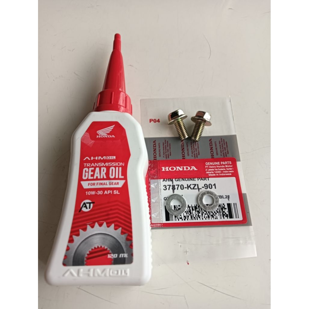 PAKET MURAH OLI GARDAN+ BUAT+ RING BUANGAN OLI GARDAN GARDAN HONDA VARIO BEAT SCOOPY SPECY GENIO