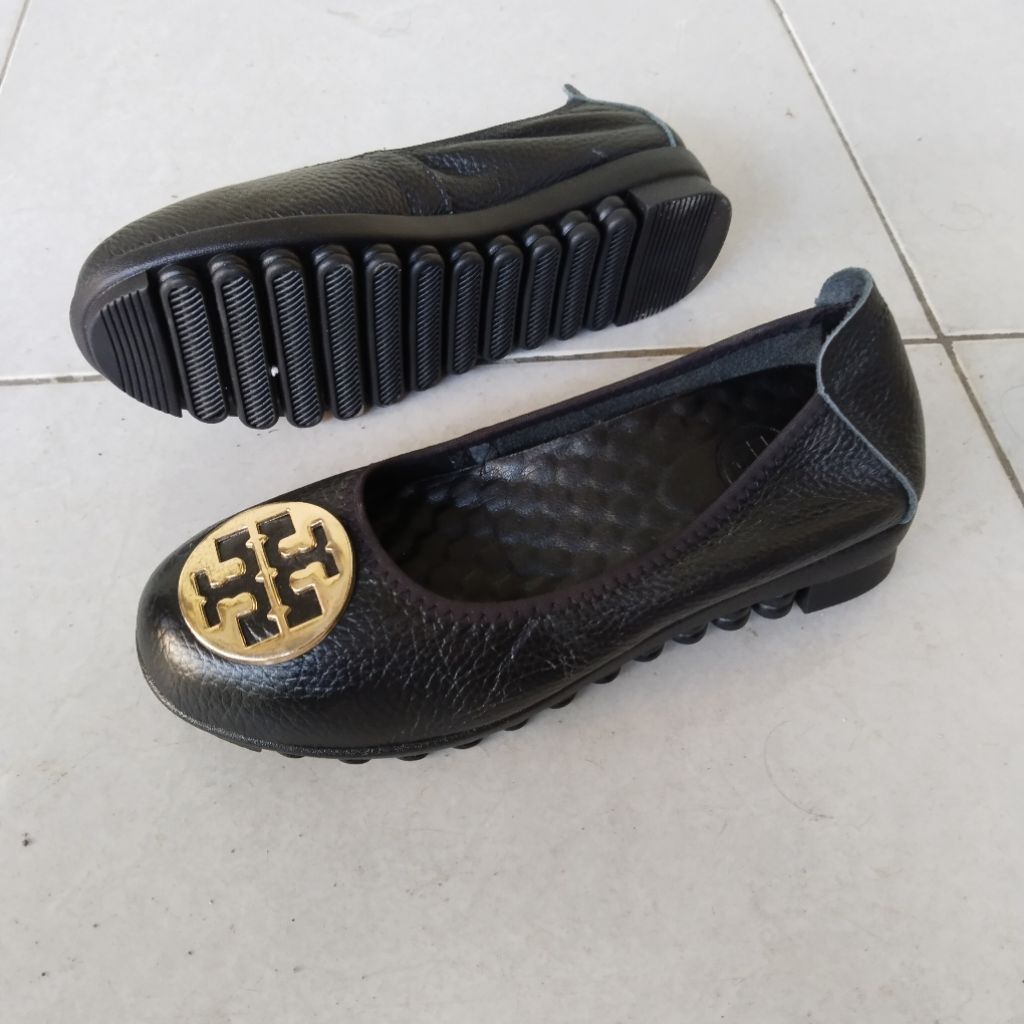 sepatu tory TB flat / sepatu kulit wanita / sepatu kerja wanita/ sepatu wanita kantor