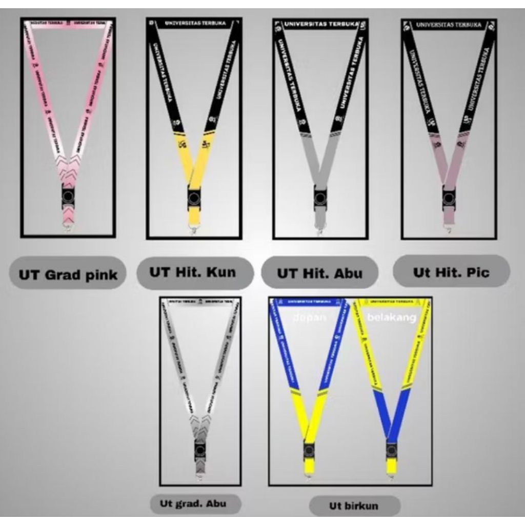 

Lanyard Universitas Terbuka