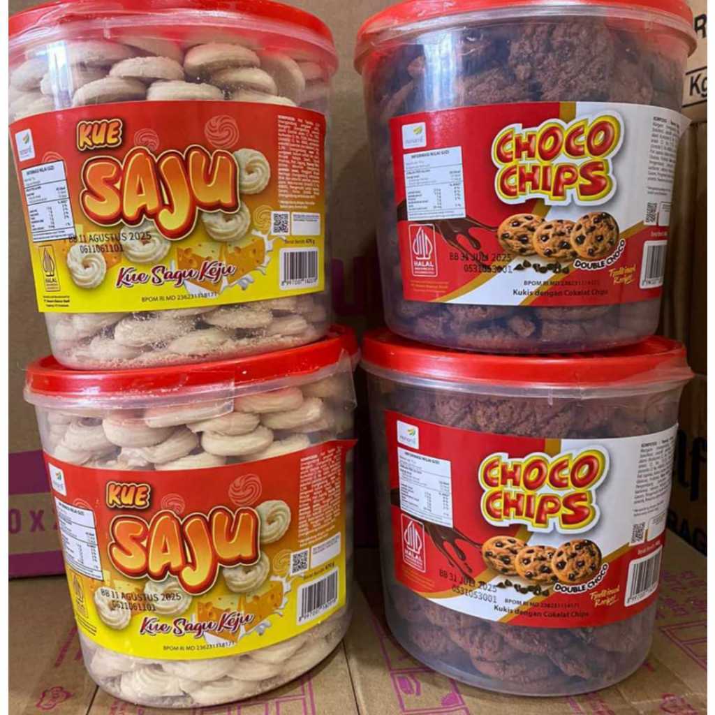 

KUE KERING SAGU KEJU DAN CHOCOCHIPS TOPLES MERAH 540GRAM