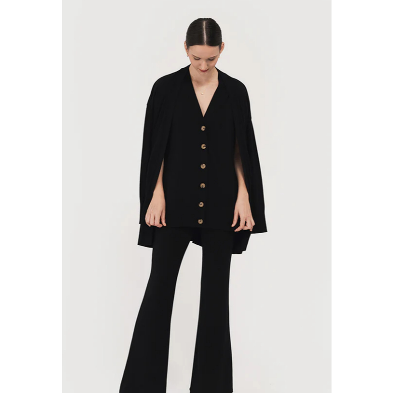 preloved Duma Official Laurent Vest Cardigan Black Rp 650,000