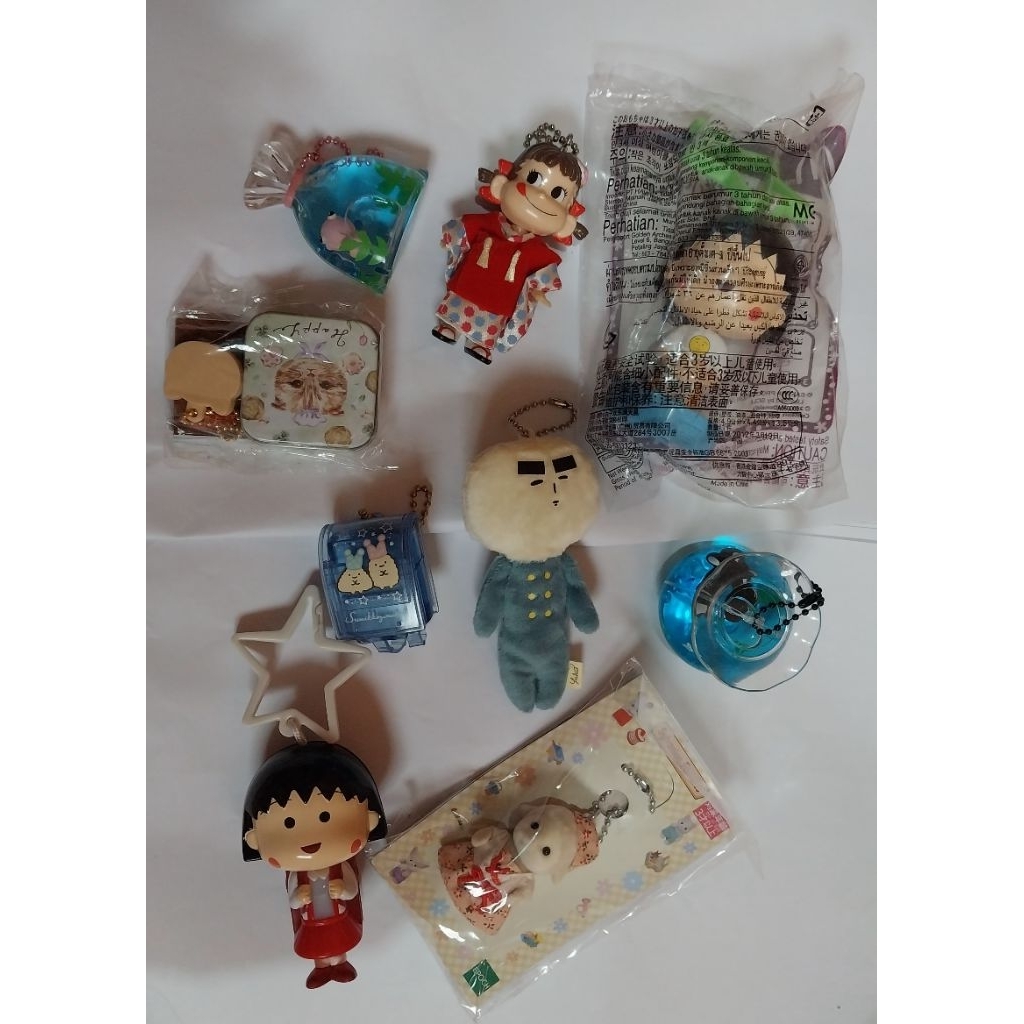 (ready)trinkets,kewpie,,yukio keychain,sorakara keychain