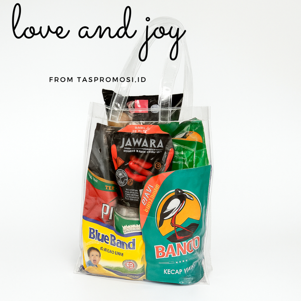 

Goodiebag Sembako Mika transparan 0.20 Asli, Tas Souvernir goodiebag transparan plastik Mika Tebal