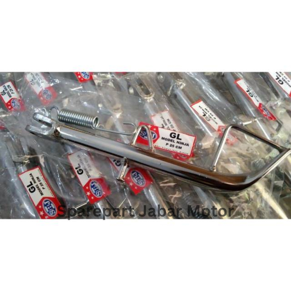 Standar satu Jagang Samping CB GL MP TIGER Panjang 23cm 28cm Chrome