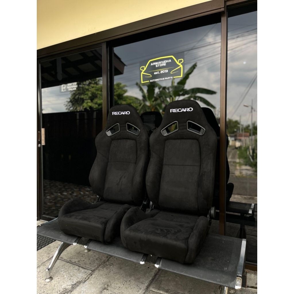 Jok Racing recaro SR7 Hitam suede alcantara Import Like Original