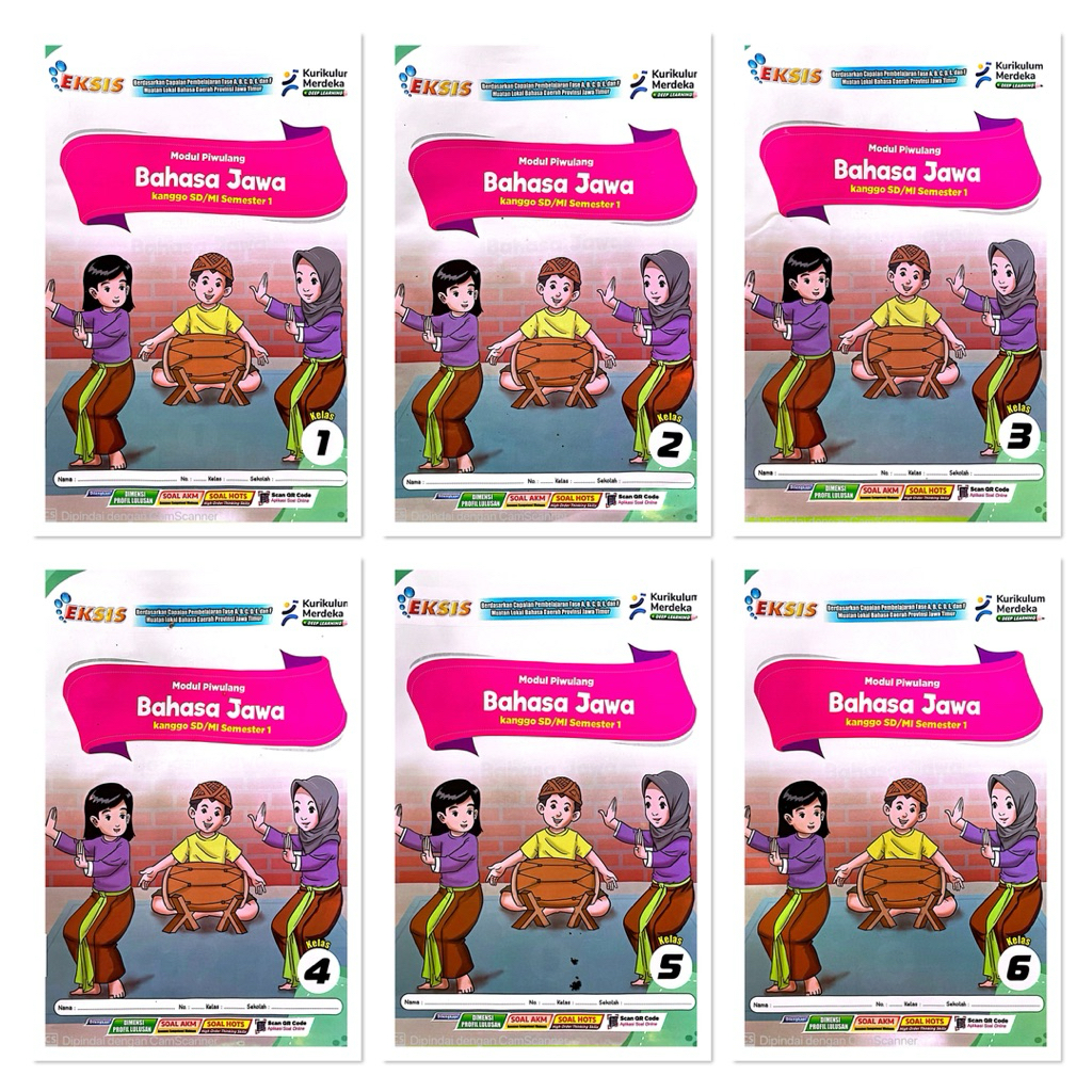 BUKU LKS SD MI BAHASA JAWA KELAS 1 2 3 4 5 6 KURIKULUM MERDEKA SEMESTER 1 TA 2025-2026|EKSIS|