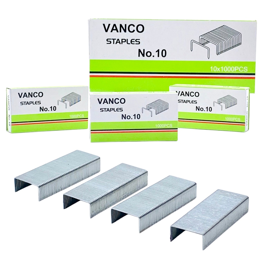 

(10 BOX) STAPLES KECIL NO.10 VANCO / HEKTER / REFILL STAPLER