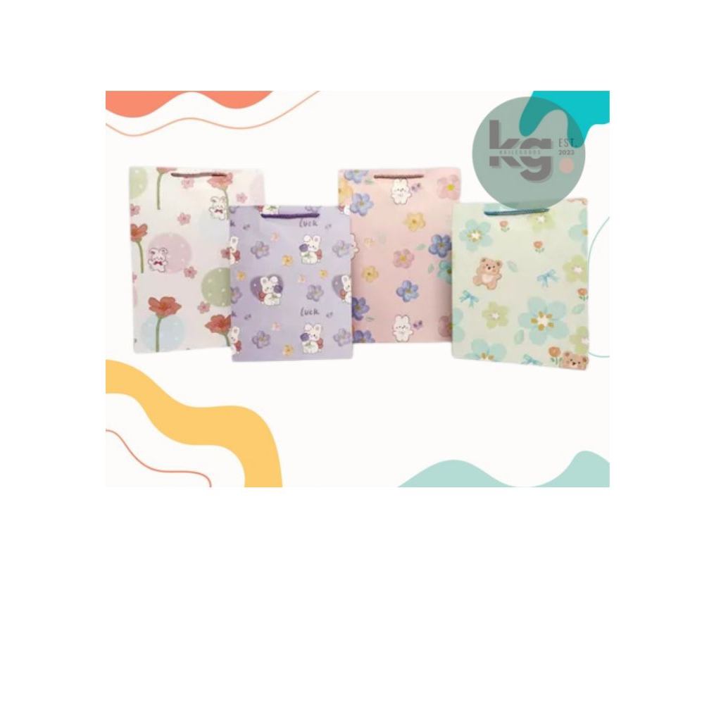 

PAPER BAG MOTIF LUCK FLOWER