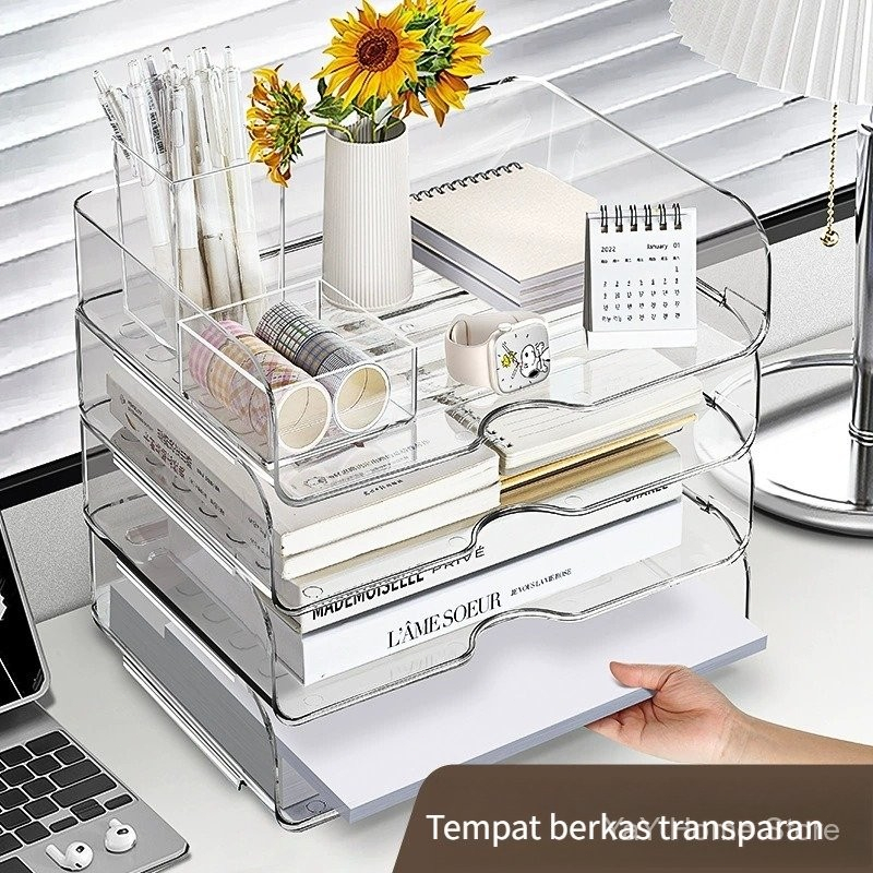 

Rak Dokumen Rk Kertas Stationary Rak Susun Rak Meja Stackable Storage Organizer 2 Tumpuk Tempat Dokumen Kertas Buku Alat Tulis Multifungsi Serbaguna