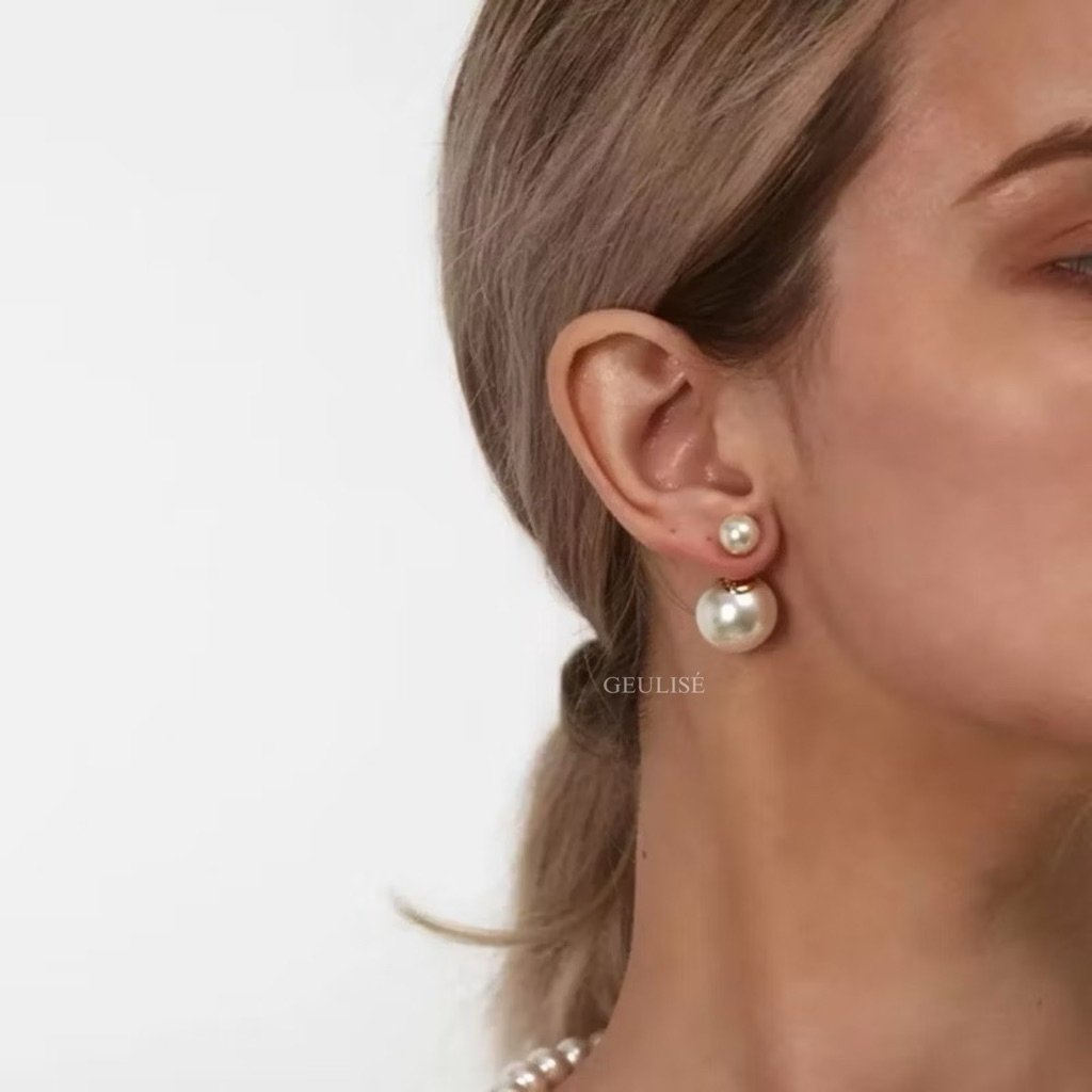 Geulise - MOLA PEARL EARRING | Anting Pearl Earring Aesthetic Anting Mutiara Simple Anting Hijab