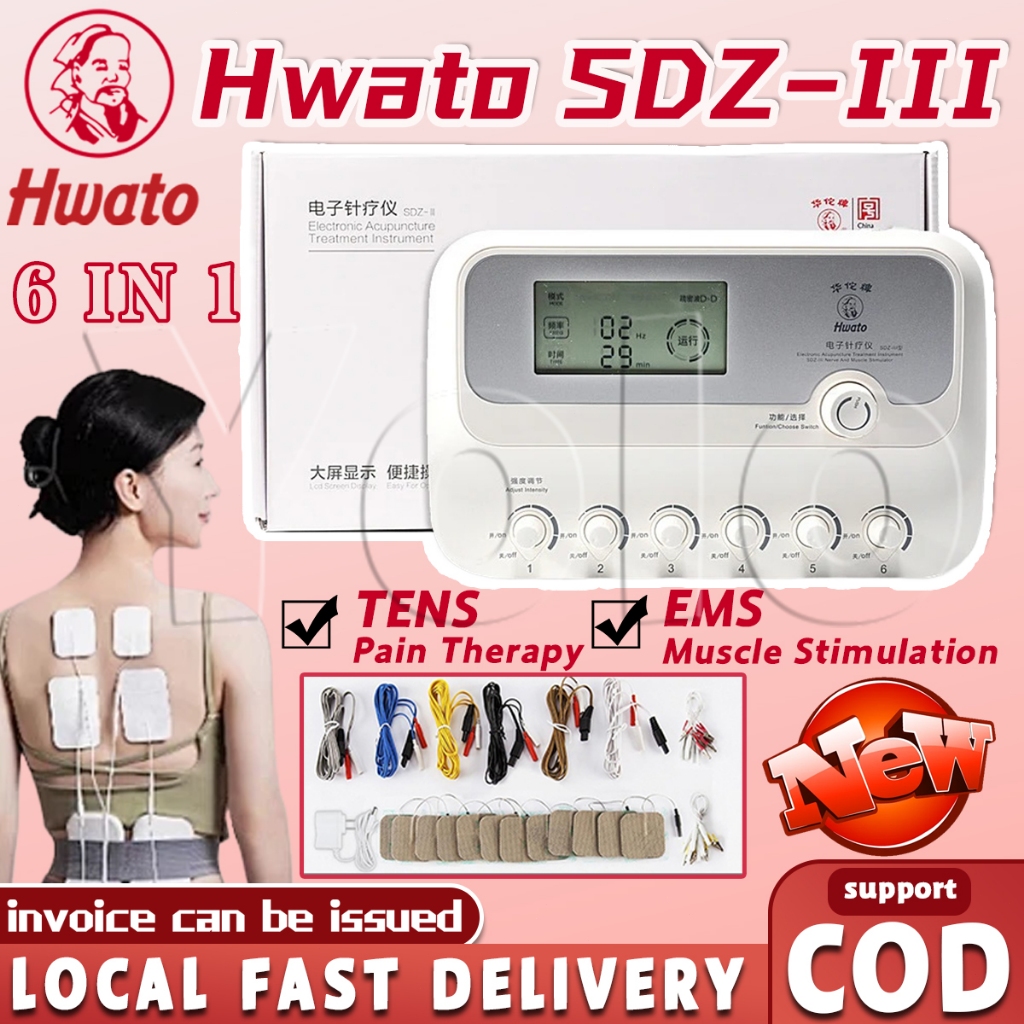 Hwato Tens Sdz Iii Alat Fisioterapi Akupuntur Tens Fisioterapi Terapi Listrik Setrum Alat Pijat Akup
