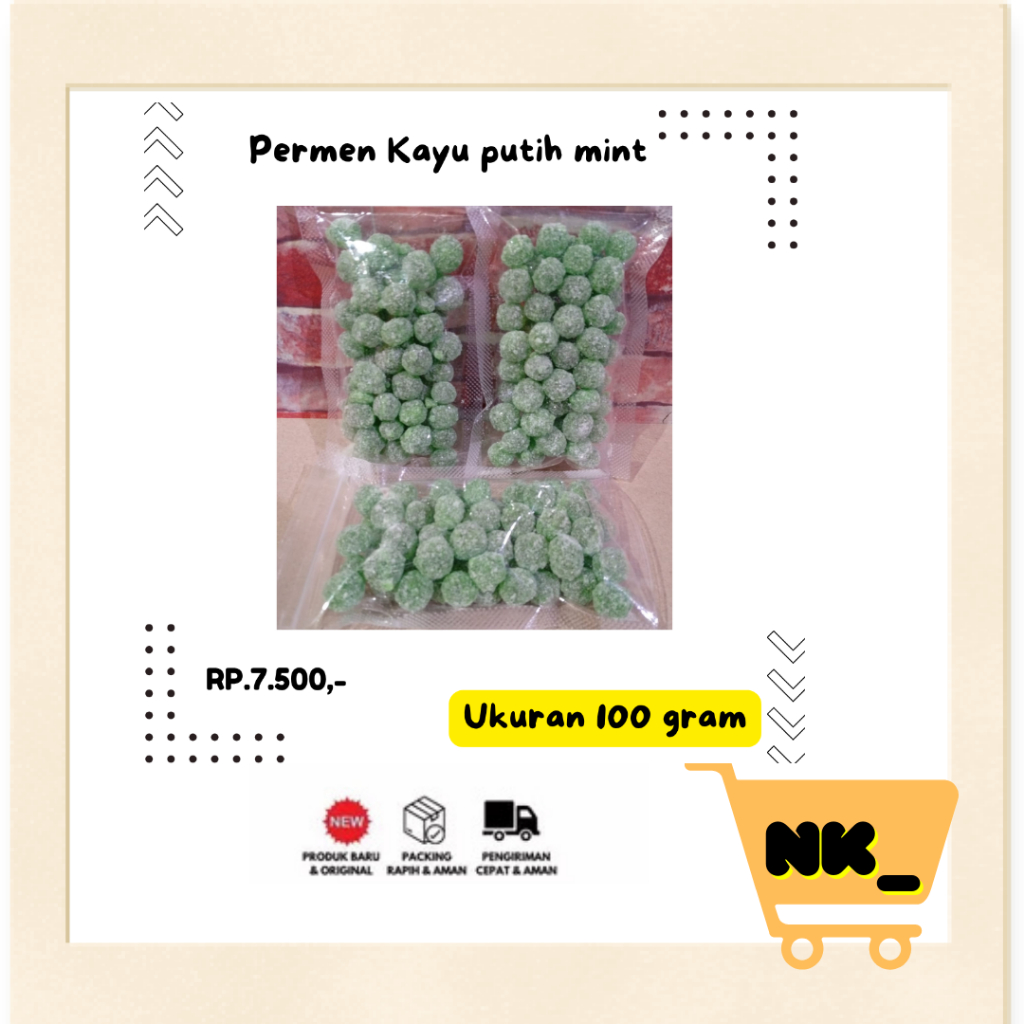 

NK - Permen Kayu Putih 100 gram , Mint