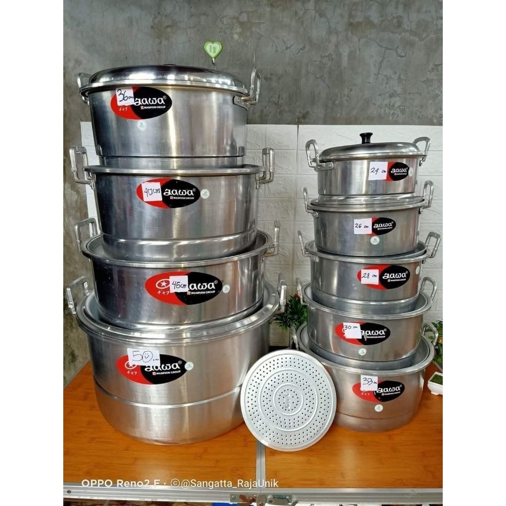 dandang jawa / dandang maspion / panci rangsang kukusan