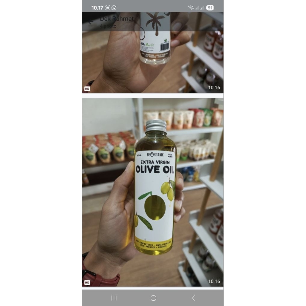 

EXtra Virgin Olive Oil/Minyak zaitun alami organik sehat cantik diminum praktis urut balur