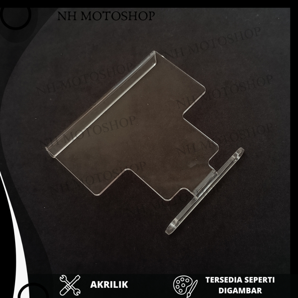 COVER PELINDUNG ACCU AKI MIO SPORTY 2003 - 2011 TUTUP AKI MIKA AKRILIK TRANSPARAN MOTOR MIO SPORTY P