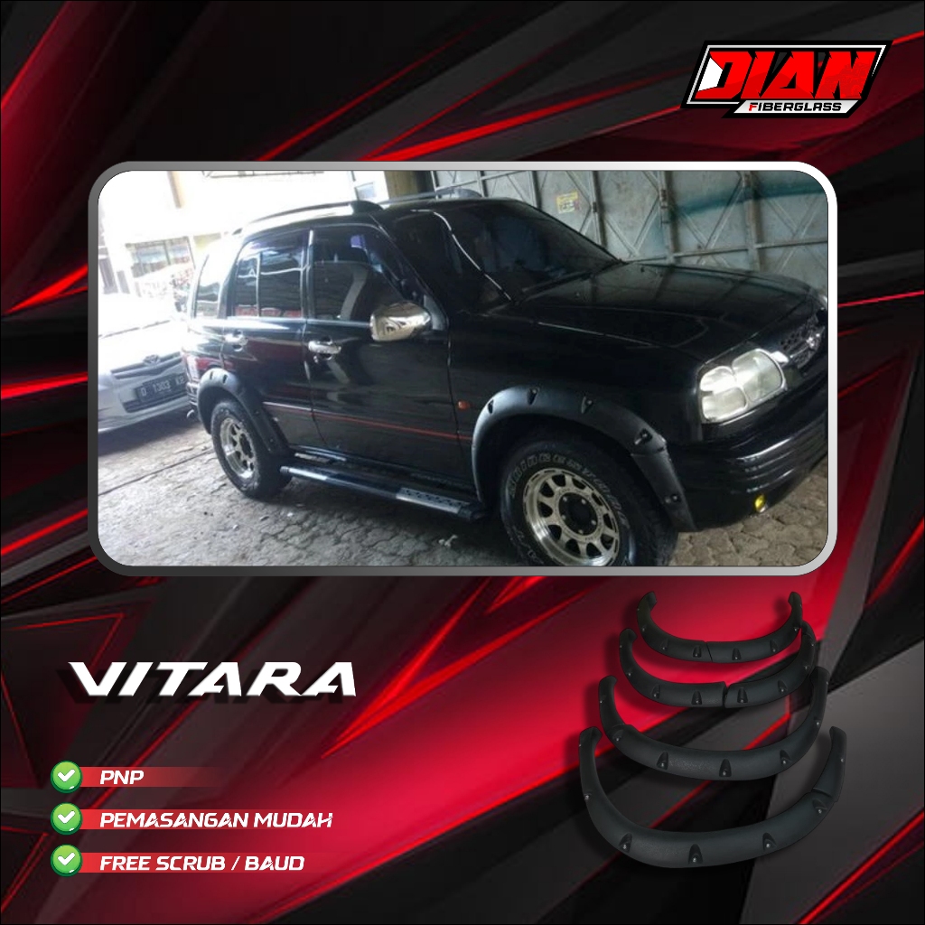 fender escudo 1.6 selebor escudo 1 set spakbor vitara escudo variasi mobil vitara