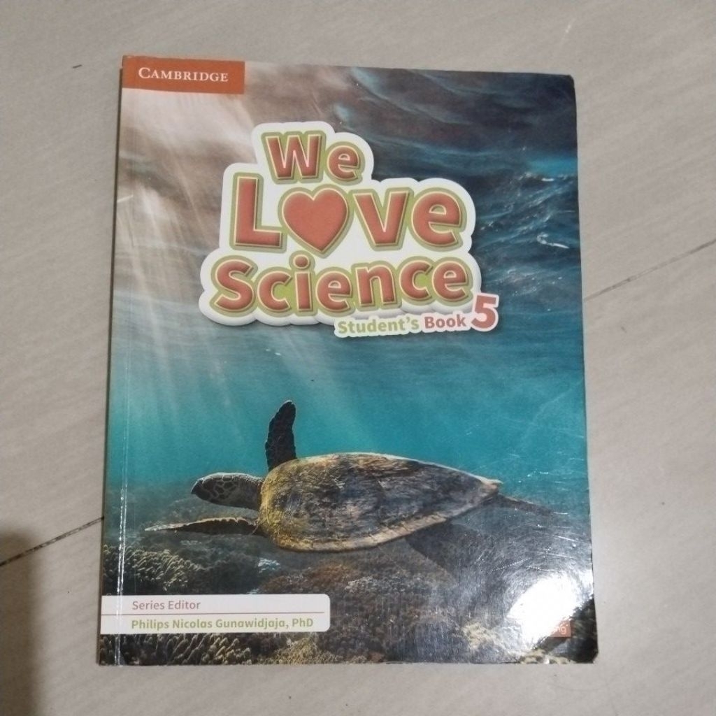 BUKU ORI WE LOVE SCIENCE STUDENTS BOOK 5 PENERBIT CAMBRIDGE