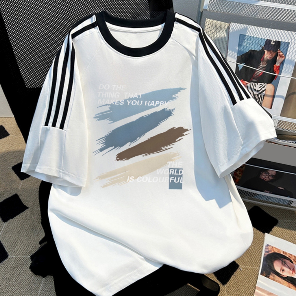 Butik Bebas Masalah - Kaos Pasangan Huruf Kekinian Butik - Kaos Unisex Oversize premium | Kaos Katun