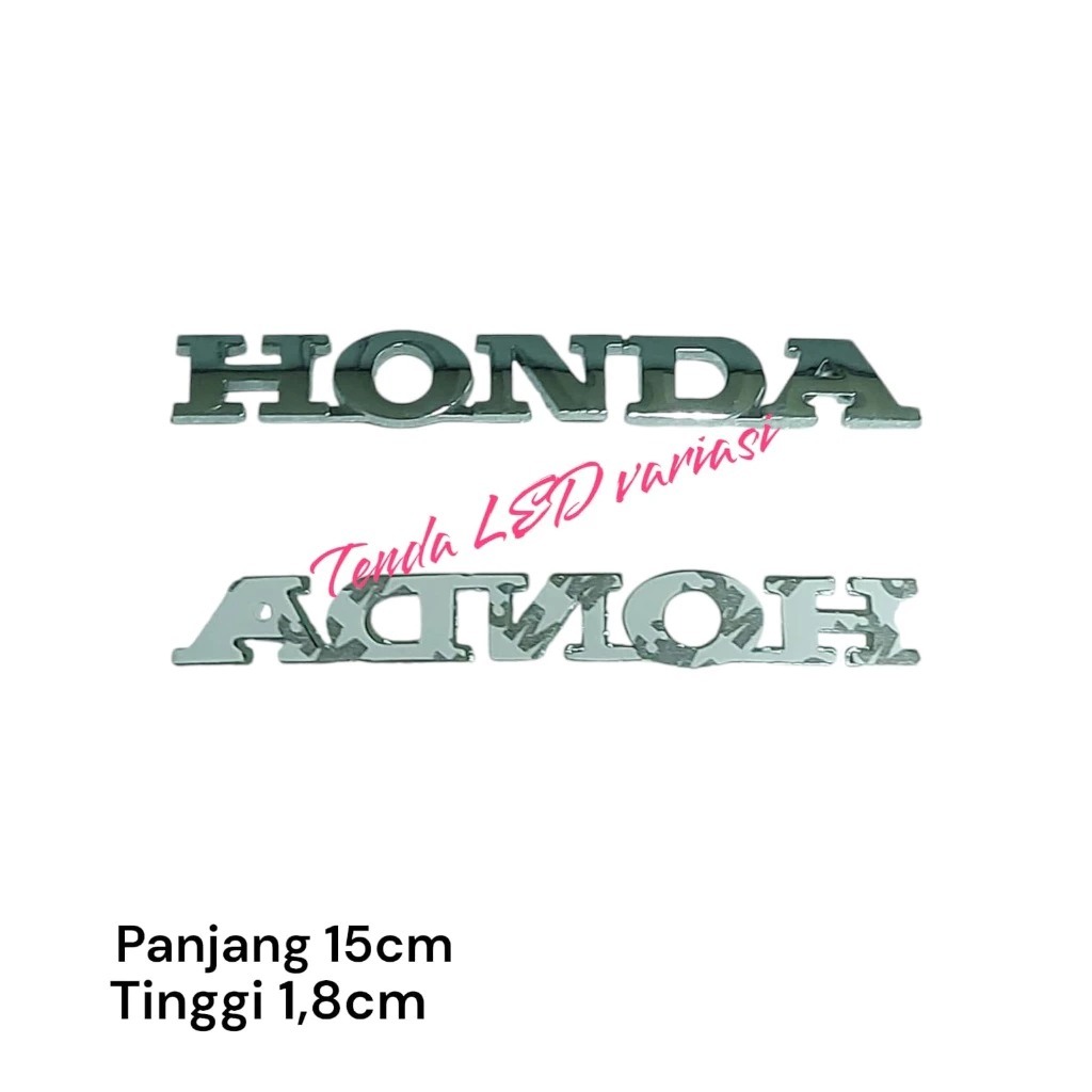 Emblem mobil honda , emblem honda timbul  emblem mobil tulisan honda timbul
